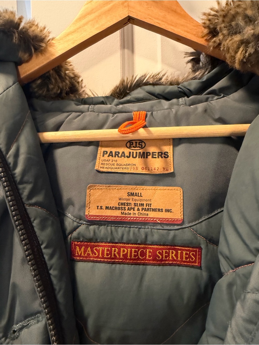 Parajumpers Kids' Small Puffer Jacket in Teal with Faux-Fur Trim